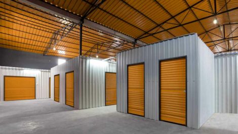 An indoor storage facility